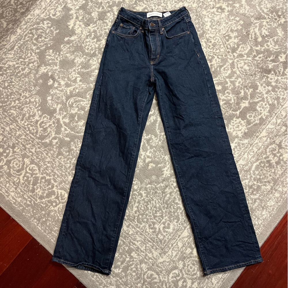 Aritzia Denim Forum Remy Curve-Fit Hi-Rise Wise Jean, Dark Blue, 26T